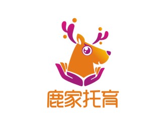 朝鹿之家小学生课外学习logo设计