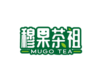 奶茶连锁标志-穆果茶祖