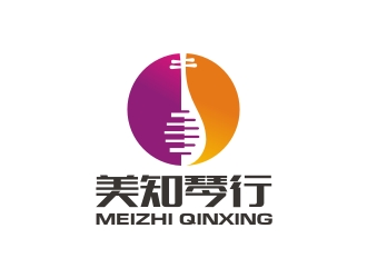 美知琴行乐器教育logo