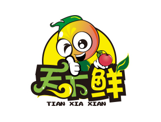 天下鲜水果商城logo