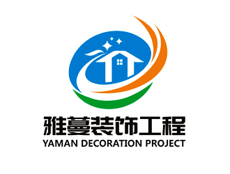 雅蔓装饰工程logo