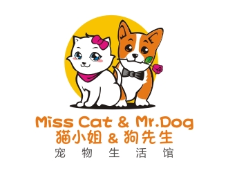 Miss Cat & Mr. Dog Logo