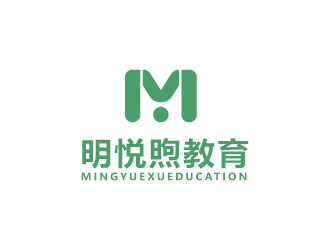 明悦煦教育培训单色logo