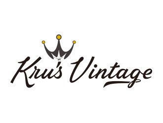 Kru's Vintage名表销售logo设计