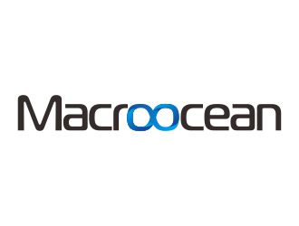 macroocean英文字体logo