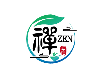 禅ZEN中国文化logo设计