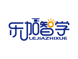 乐加智学科教公司字体logo