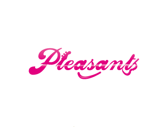 pleasant 吉它 小提琴 乐器 英文字体logo设计