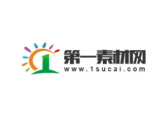 第一素材网多彩logo设计