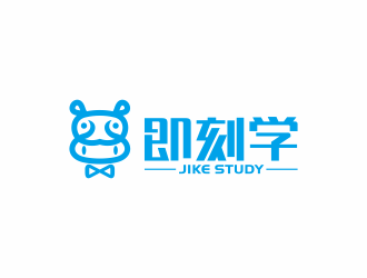 即刻学JikeStudy在线英语培训机构logo设计