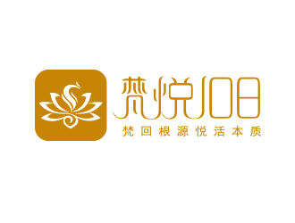 梵悦108佛教logo设计