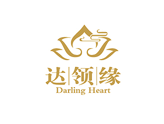 达领缘（英文：Darling Heart）茶叶商标设计
