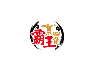 霸王四角白酒logo