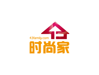 时尚家43family.com标志设计