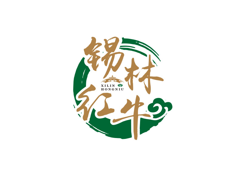 锡林红牛  logo设计