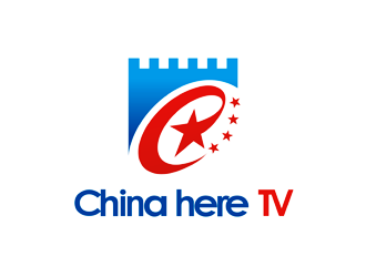 ”China here TV “ LOGO（英文）