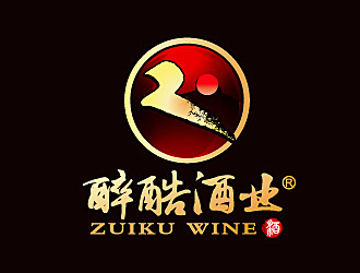 醉酷酒业logo设计