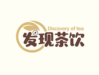 发现茶饮中文字体设计