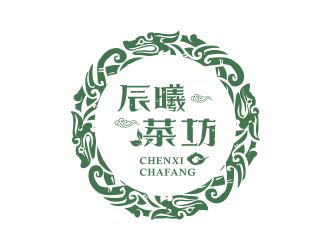 辰曦茶坊logo设计