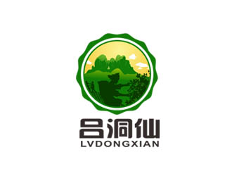 吕洞仙 茶叶商标logo标志设计
