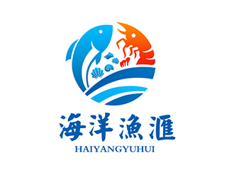 海洋渔滙海鲜logo